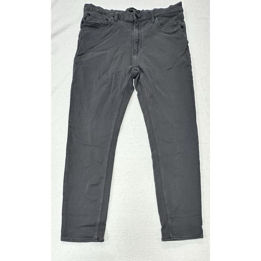 Banana Republic Pants Mens Size 36x30.5 Dark Gray 5-pocket Slim Straight Brushed